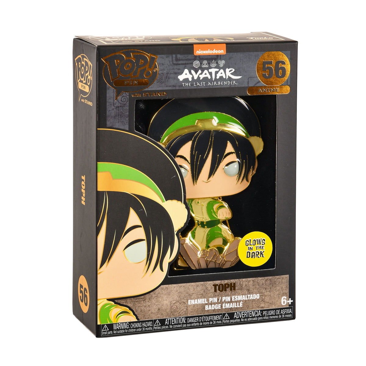 Productafbeelding Avatar- Toph Glow in the Dark Funko Pop Pin 10 cm