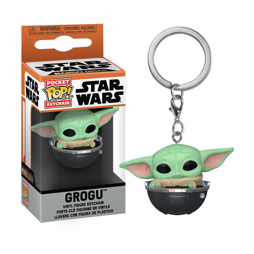 Productafbeelding Grogu in Kinderwagen Funko Pop Sleutelhanger - Star Wars The Mandalorian