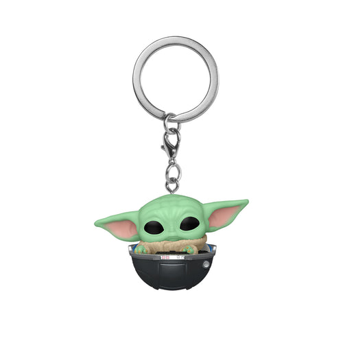 Productafbeelding Grogu in Kinderwagen Funko Pop Sleutelhanger - Star Wars The Mandalorian