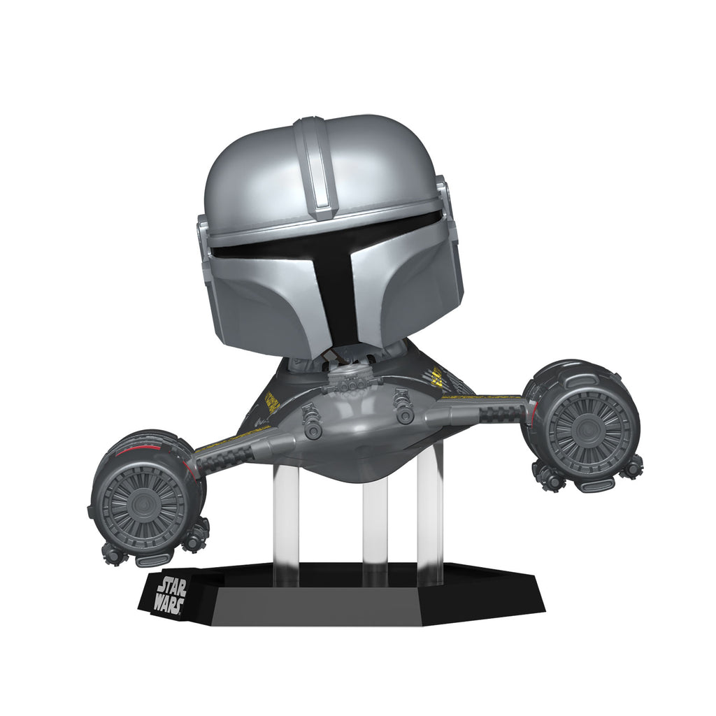 Productafbeelding Mandalorian in N1 Starfighter Funko Pop Bobblehead Figuur - Star Wars The Mandalorian