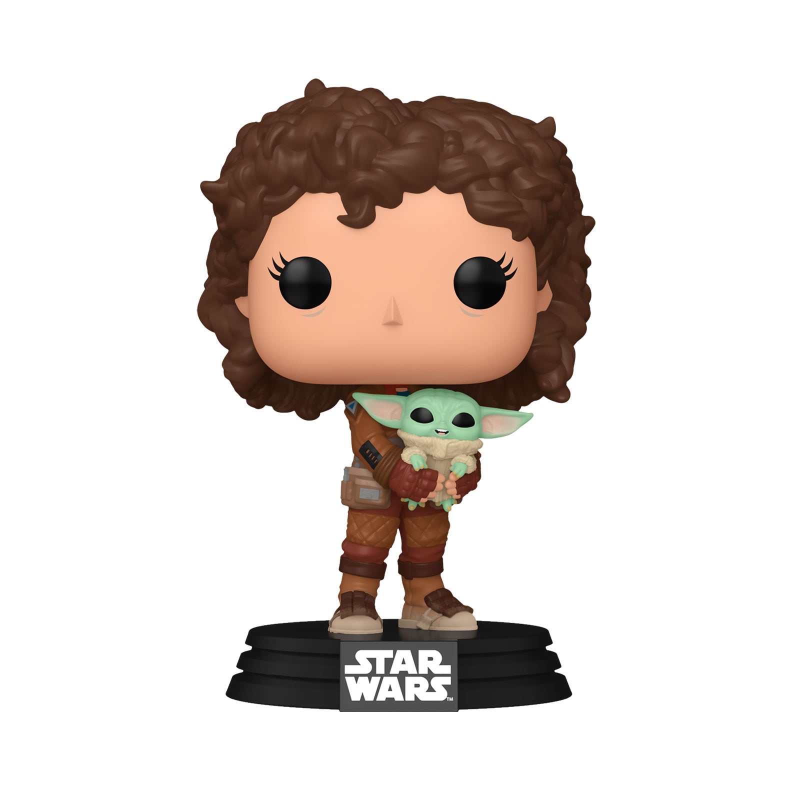 Productafbeelding Peli Motto met Grogu Funko Pop Bobblehead Figuur - Star Wars The Mandalorian