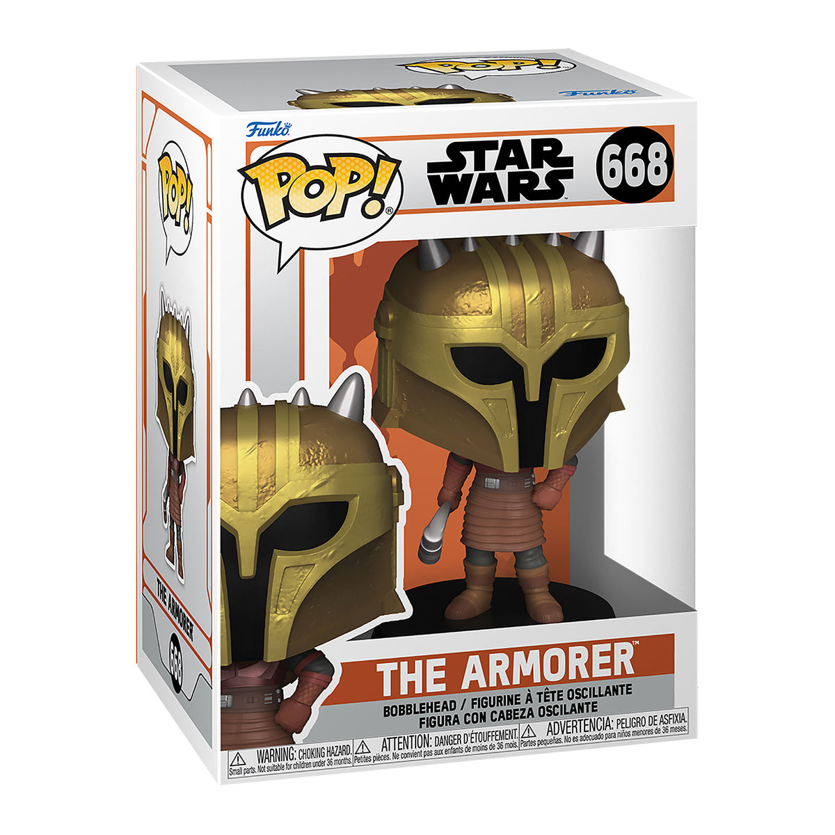 Productafbeelding The Armorer Funko Pop Bobblehead Figuur - Star Wars The Mandalorian