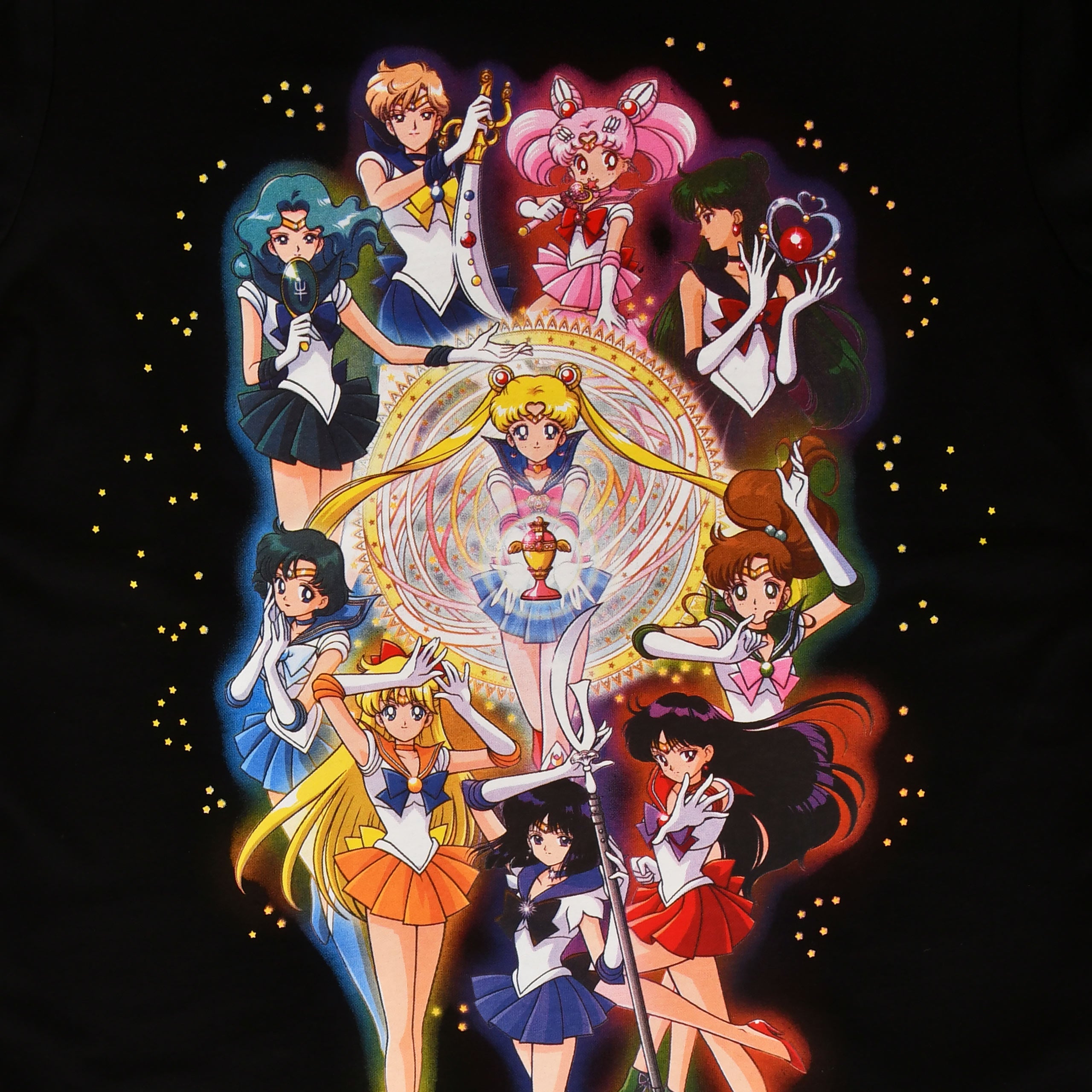 Productafbeelding Sailor Moon - Crew T-shirt zwart