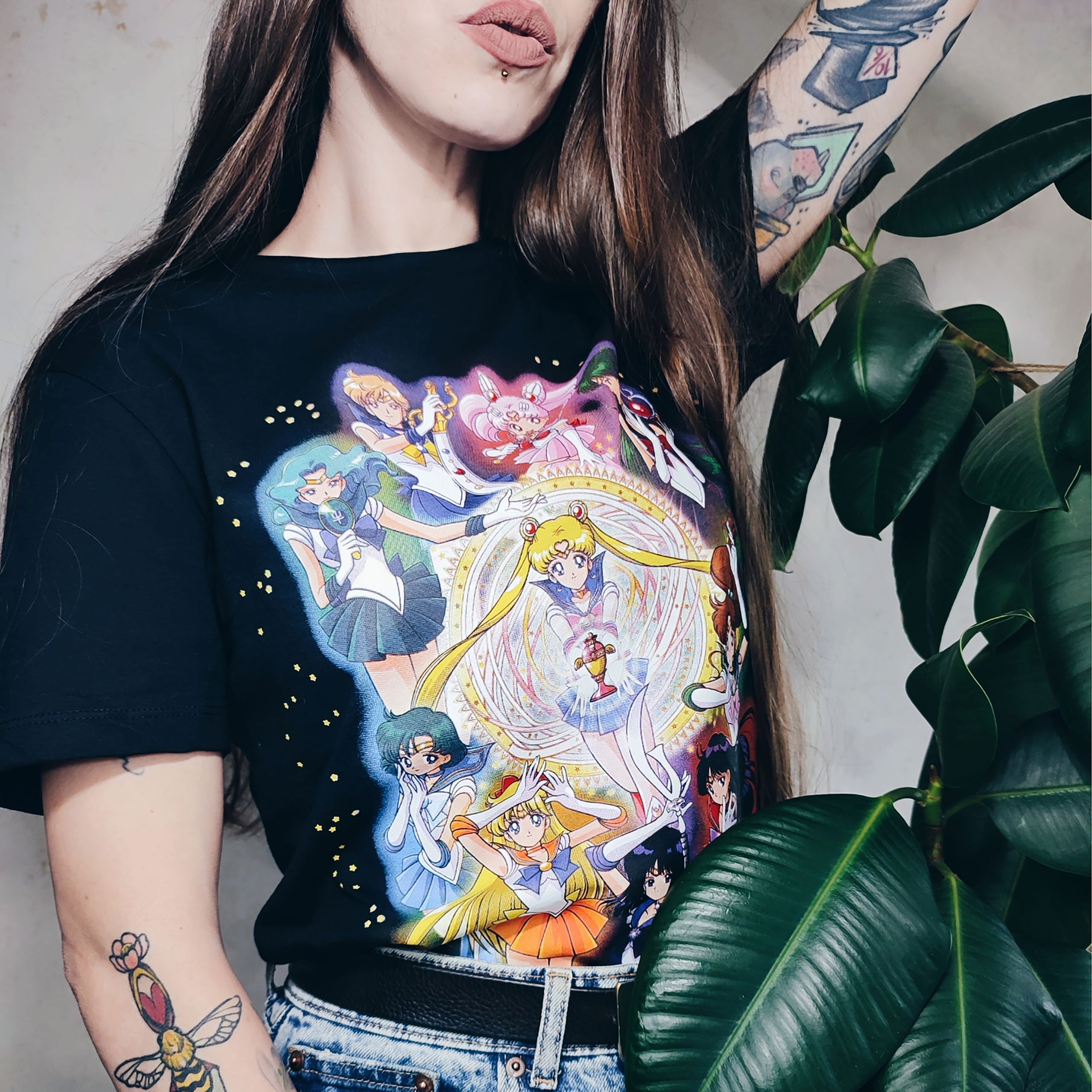 Productafbeelding Sailor Moon - Crew T-shirt zwart