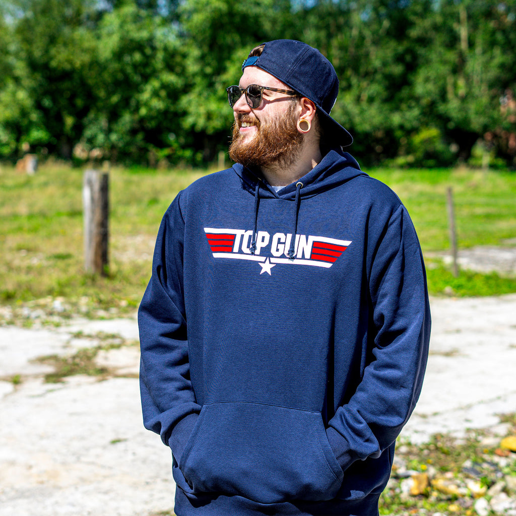Productafbeelding Top Gun - Logo Hoodie Blauw