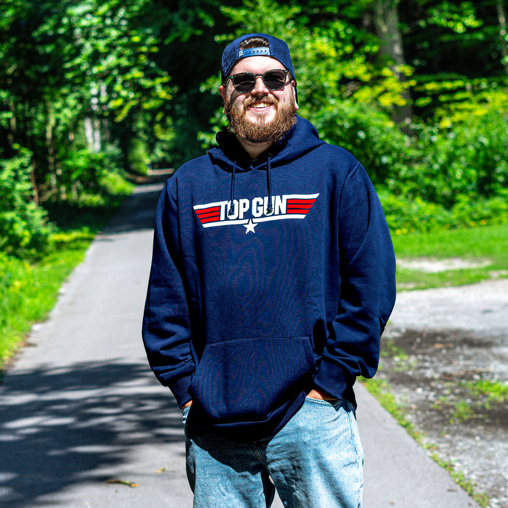 Productafbeelding Top Gun - Logo Hoodie Blauw