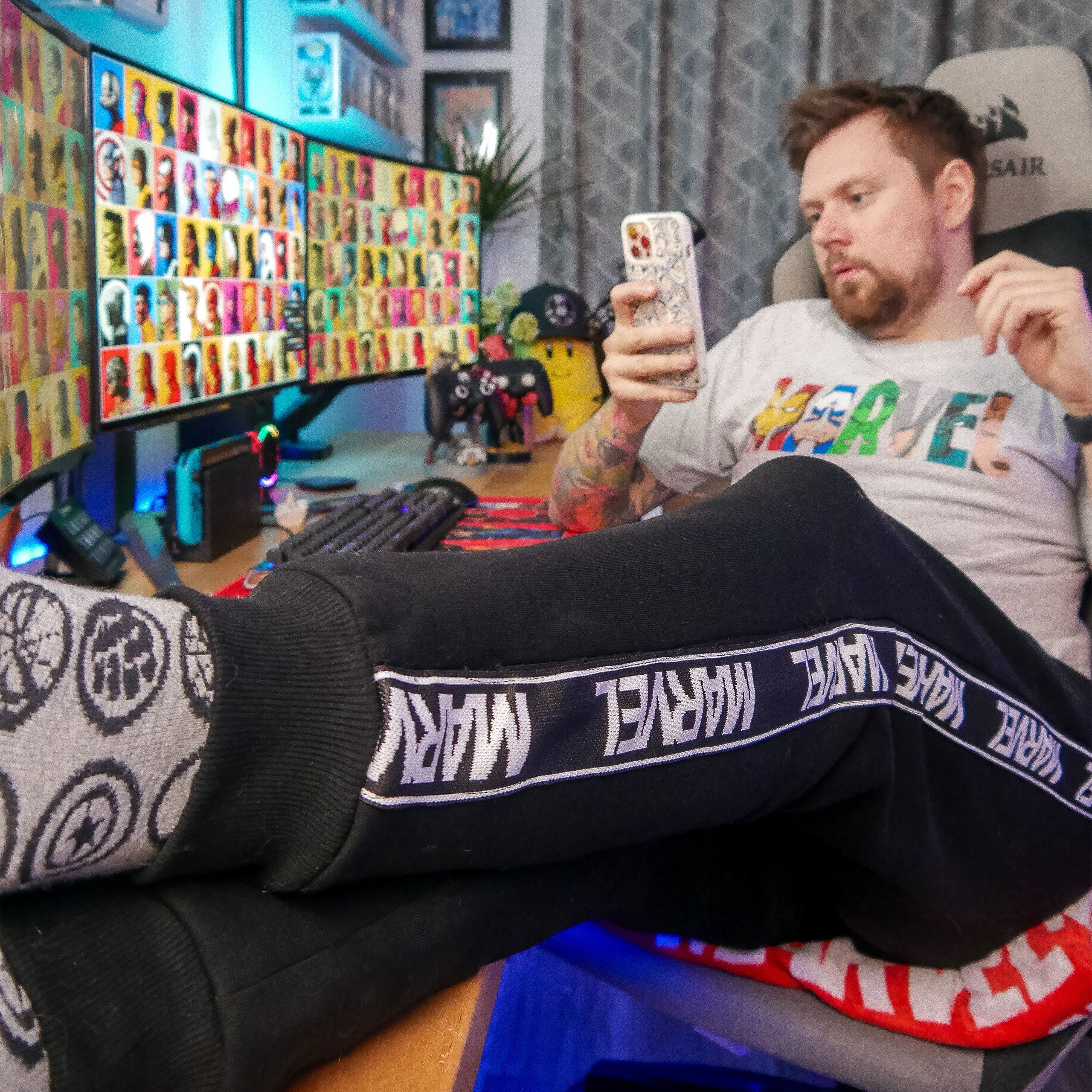 Productafbeelding Marvel - Logo Joggingbroek zwart