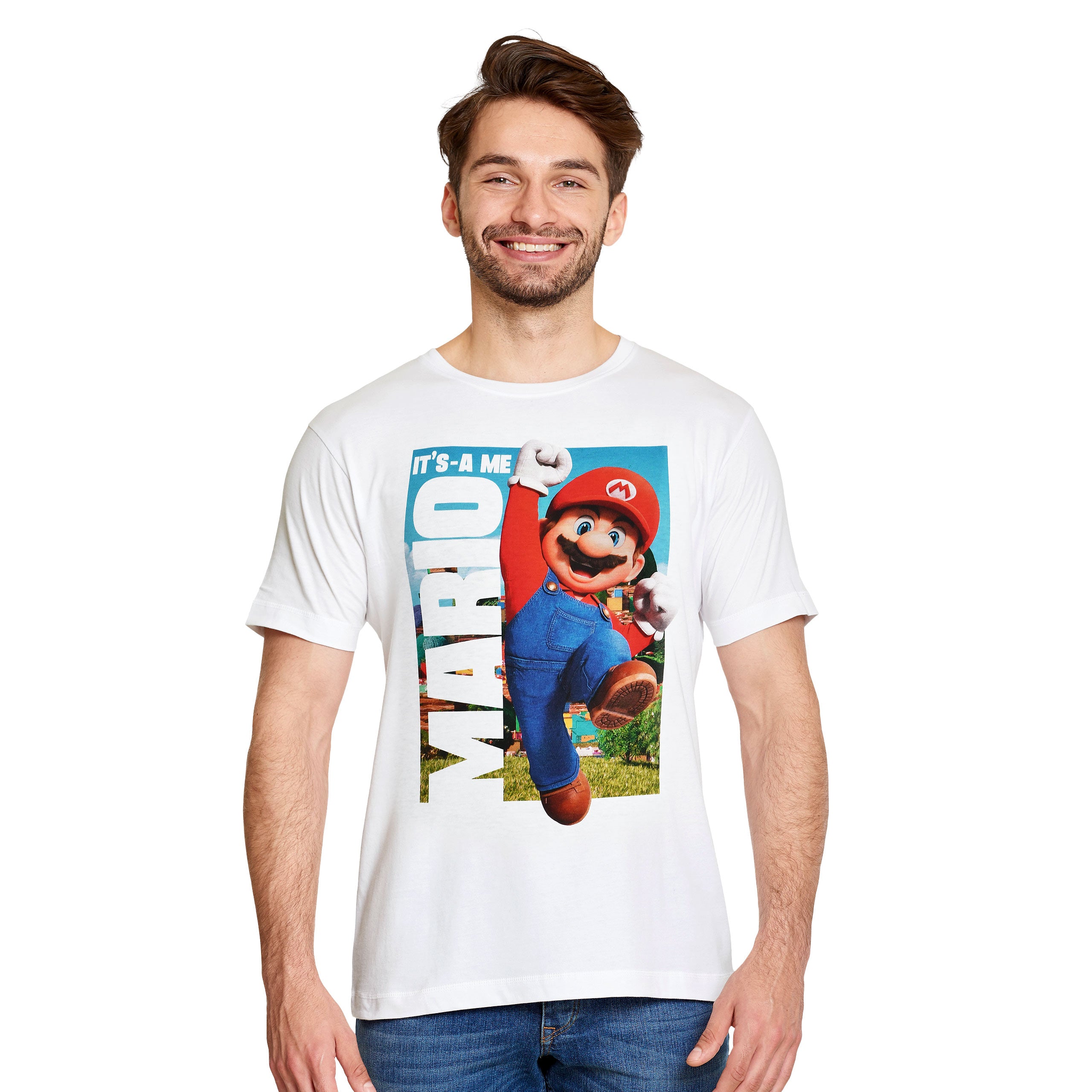 Productafbeelding Super Mario - It's A Me Mario T-Shirt wit