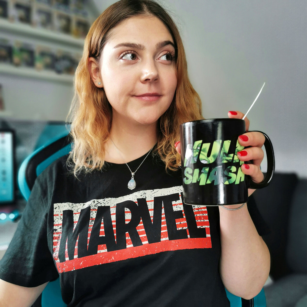 Productafbeelding Marvel - Guardians Logo Shirt zwart