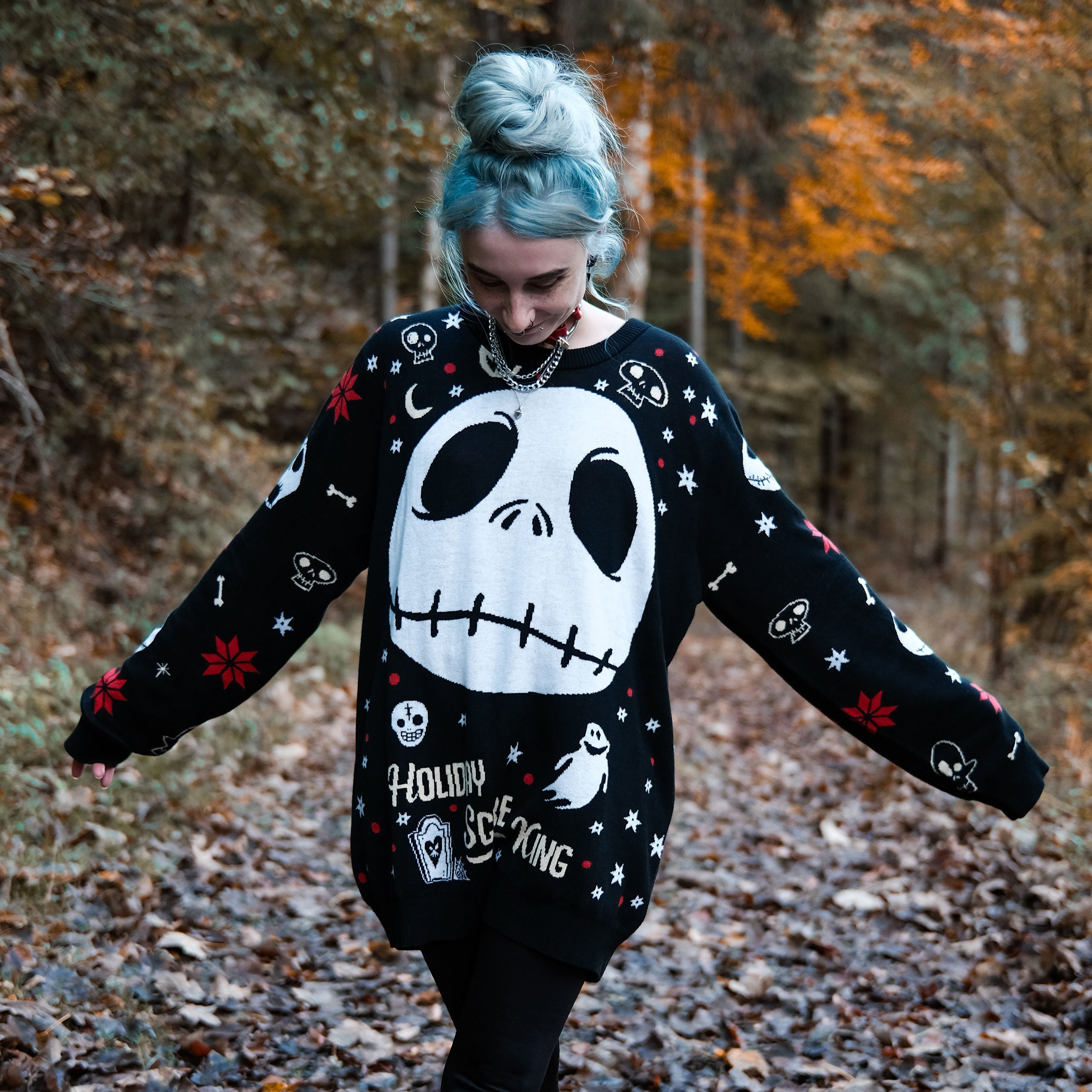 Productafbeelding Nightmare Before Christmas - Jack Skellington Gebreide Trui