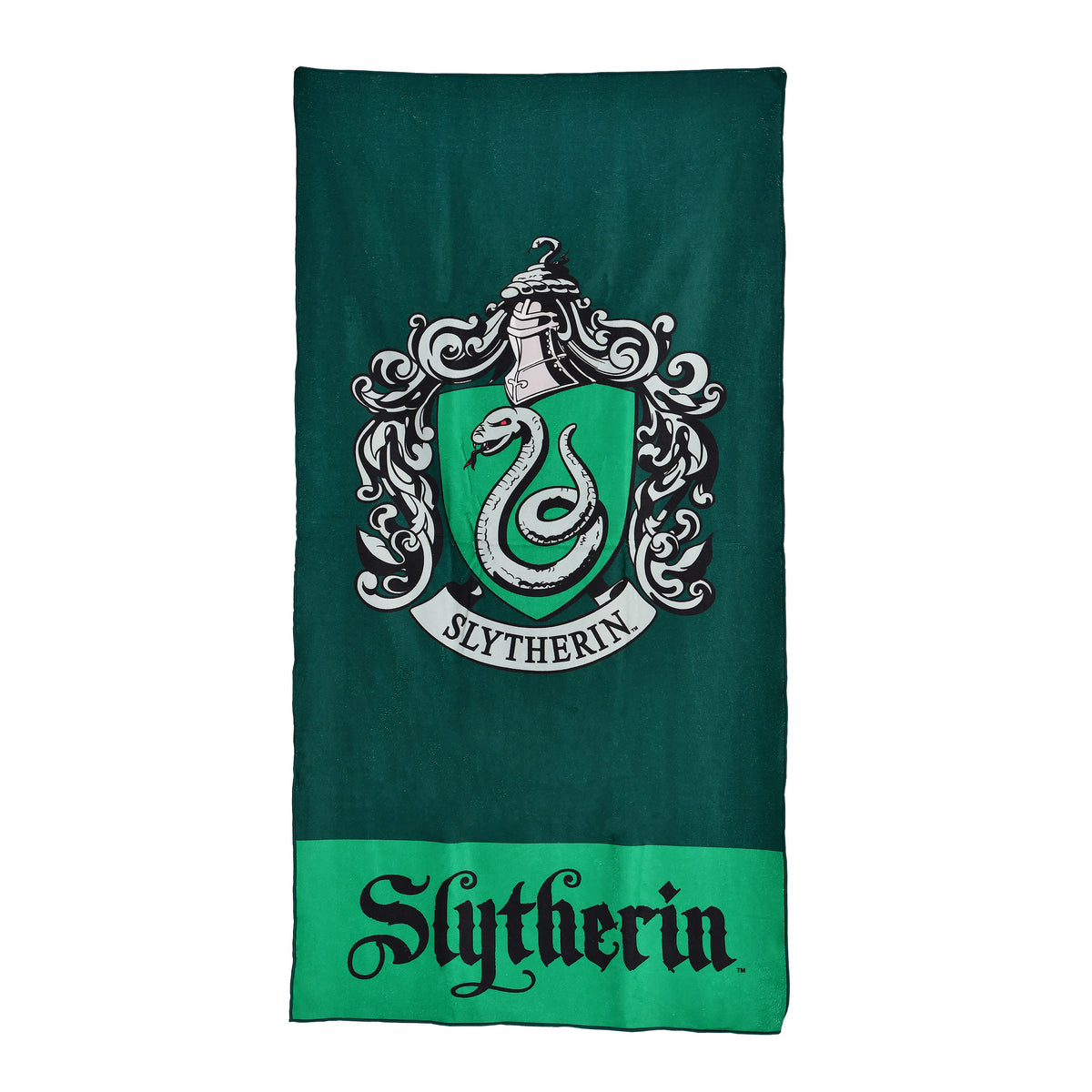 Productafbeelding Slytherin Wapen Badhanddoek Groen - Harry Potter