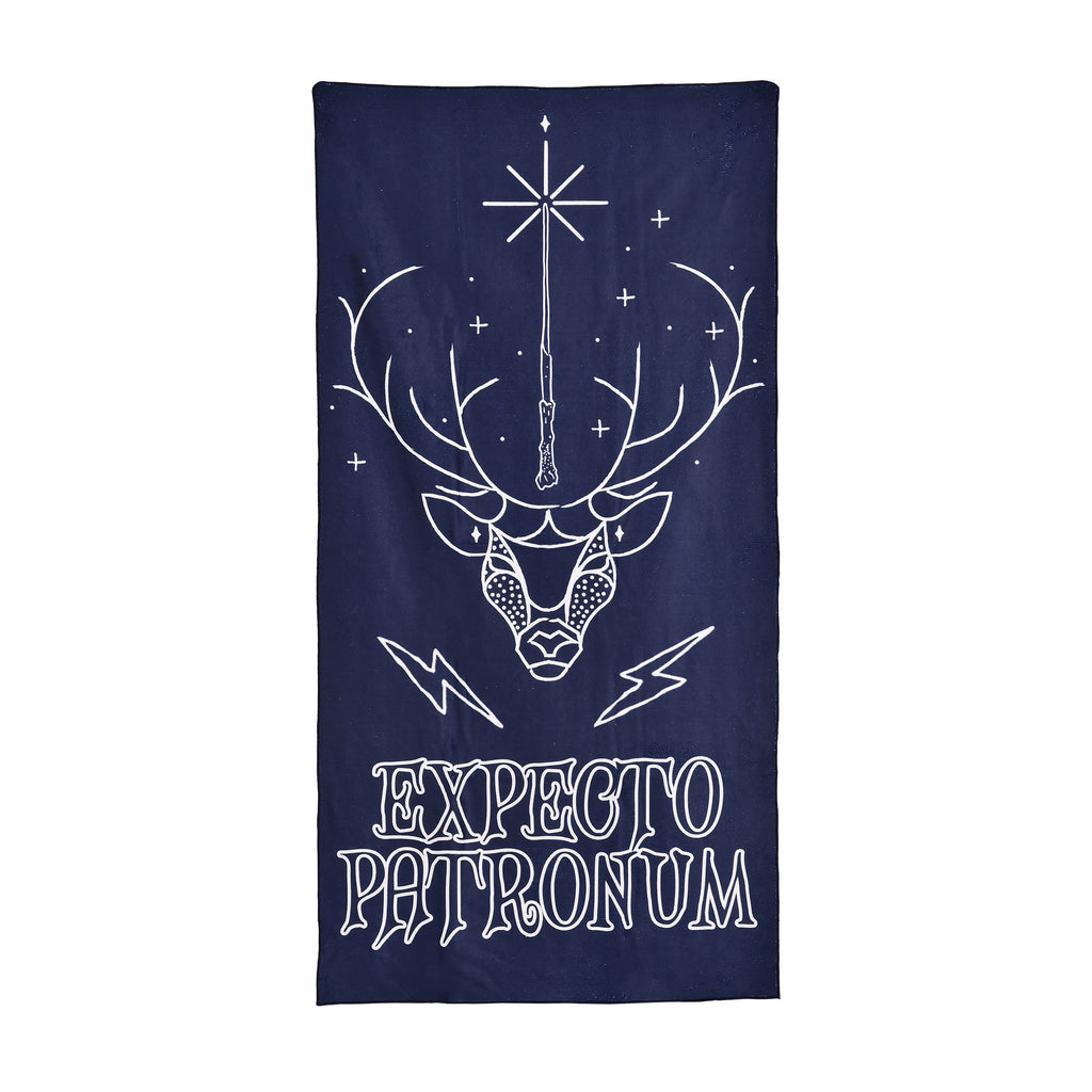 Productafbeelding Expecto Patronum handdoek blauw - Harry Potter