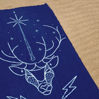 Productafbeelding Expecto Patronum handdoek blauw - Harry Potter