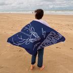 Productafbeelding Expecto Patronum handdoek blauw - Harry Potter