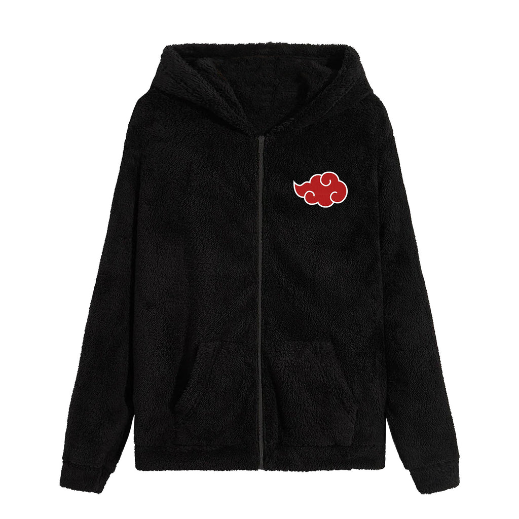 Productafbeelding Naruto - Akatsuki Pluche Hoodie Jas Zwart