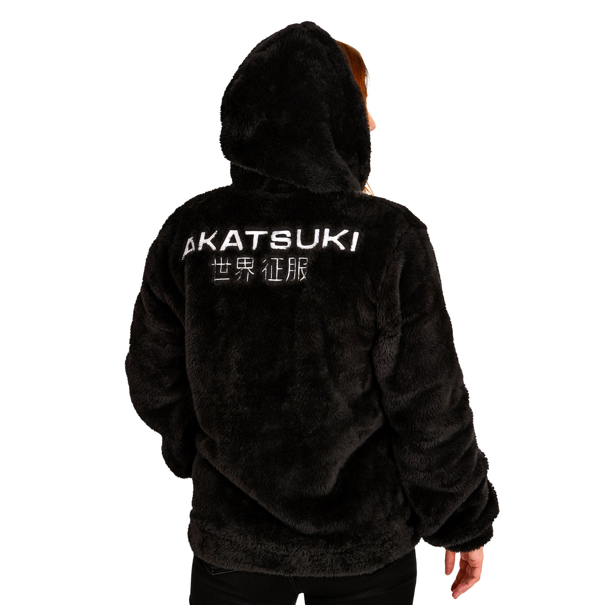 Productafbeelding Naruto - Akatsuki Pluche Hoodie Jas Zwart