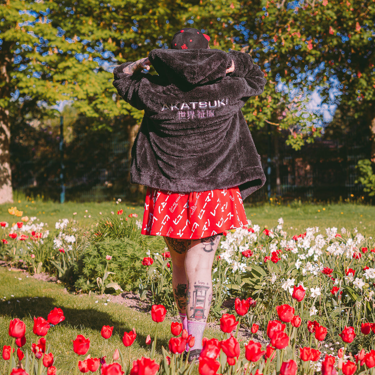 Productafbeelding Naruto - Akatsuki Pluche Hoodie Jas Zwart