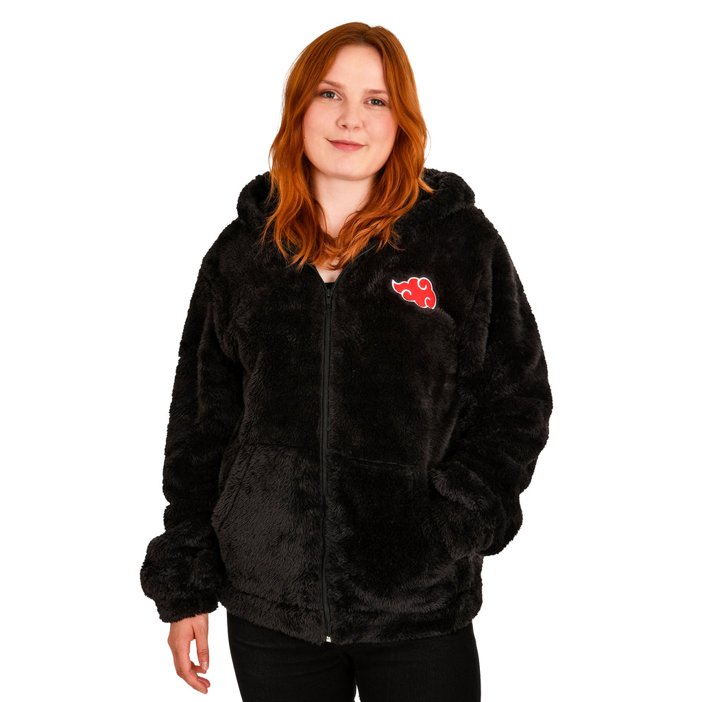 Productafbeelding Naruto - Akatsuki Pluche Hoodie Jas Zwart