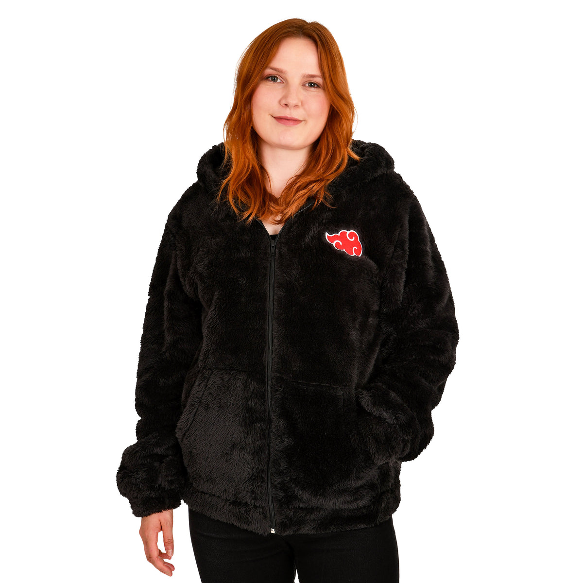 Productafbeelding Naruto - Akatsuki Pluche Hoodie Jas Zwart