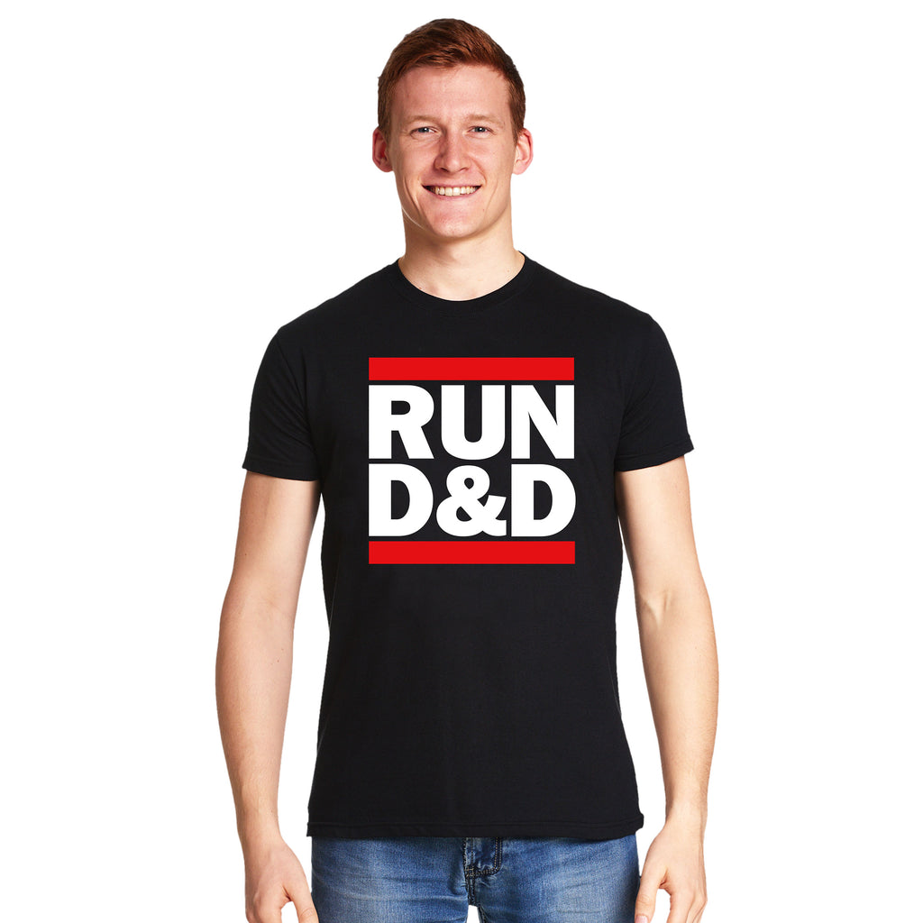 Productafbeelding Run D&D T-shirt zwart voor Dungeons & Dragons fans