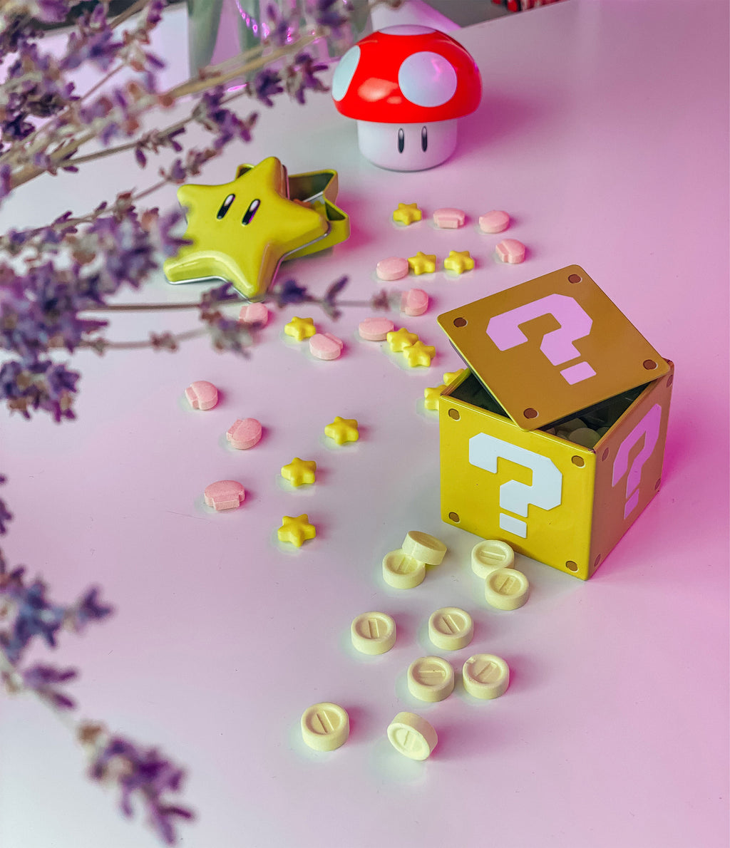 Productafbeelding Super Mario - Vraagteken Box met Aardbei Snoepjes
