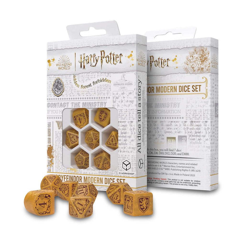 Productafbeelding Harry Potter - Griffoendor RPG Dobbelset 7-delig