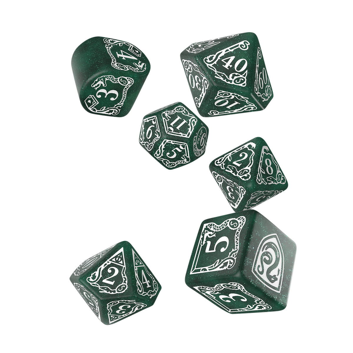 Productafbeelding Harry Potter - Slytherin RPG Dobbelstenen Set 7dlg Groen