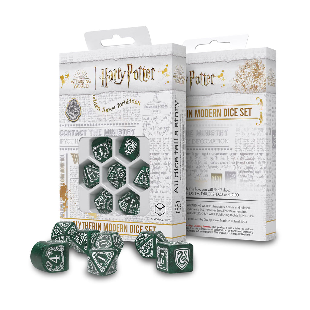 Productafbeelding Harry Potter - Slytherin RPG Dobbelstenen Set 7dlg Groen