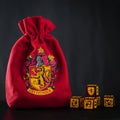Productafbeelding Harry Potter - Griffoendor RPG Dobbelset 5-delig met Dobbelzak Rood