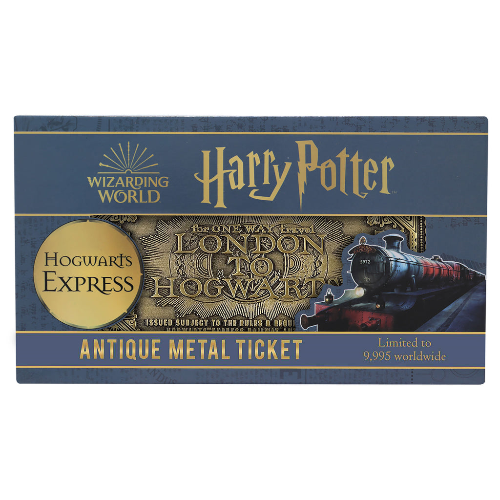 Productafbeelding Harry Potter - Hogwarts Express antiek ticket-replica (beperkte oplage)