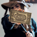 Productafbeelding Harry Potter - Hogwarts Express antiek ticket-replica (beperkte oplage)