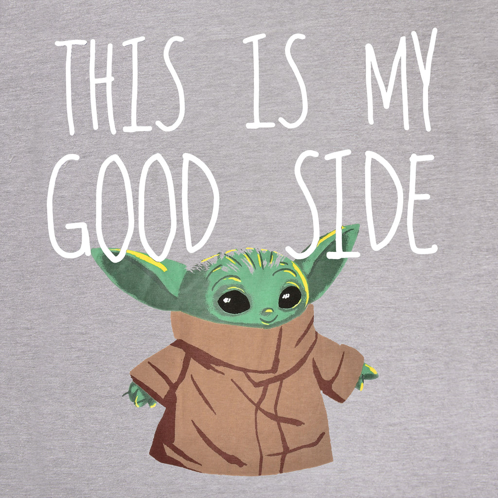 Productafbeelding Grogu Good Side Oversize T-shirt Wit - Star Wars The Mandalorian