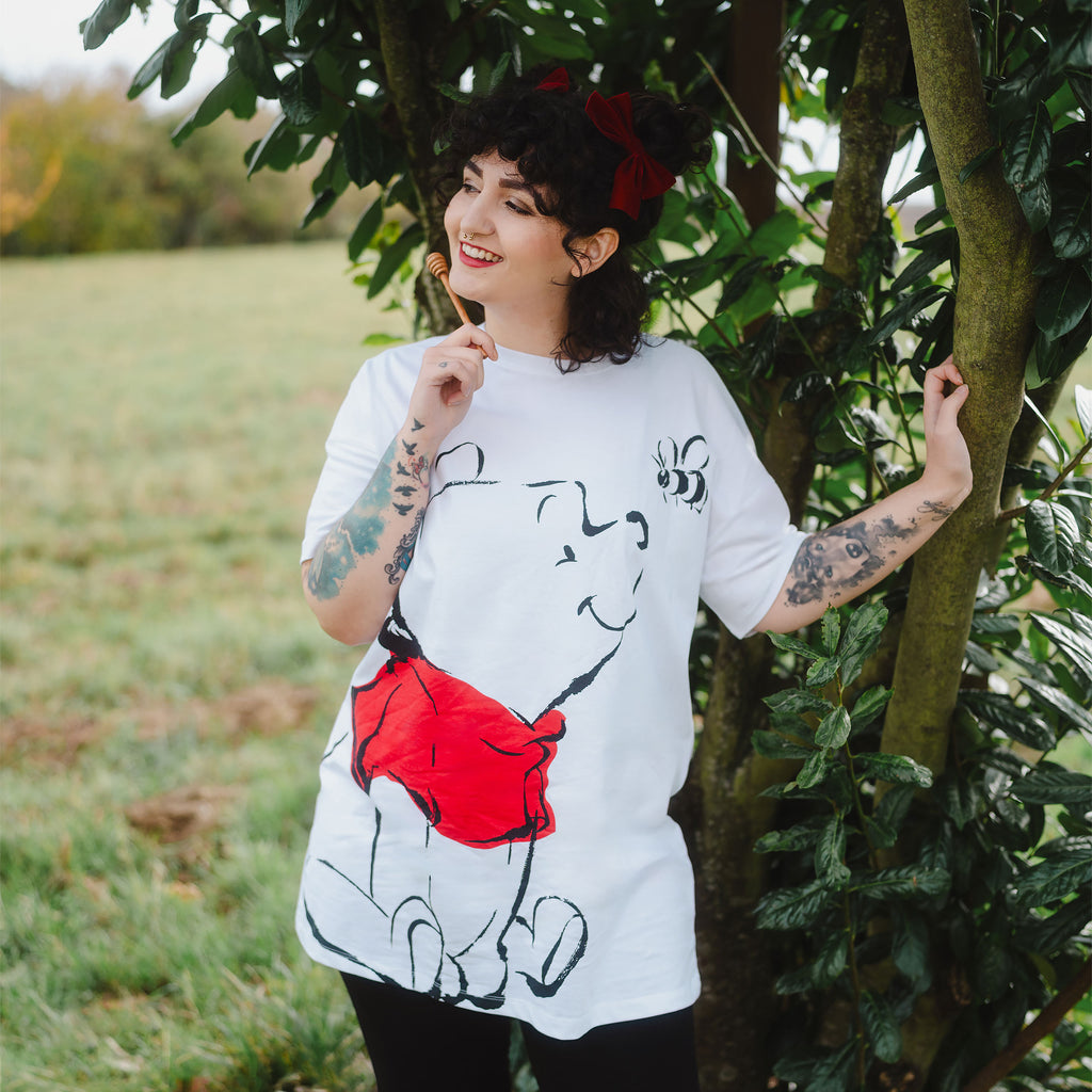 Productafbeelding Winnie de Poeh - Oversized T-shirt wit