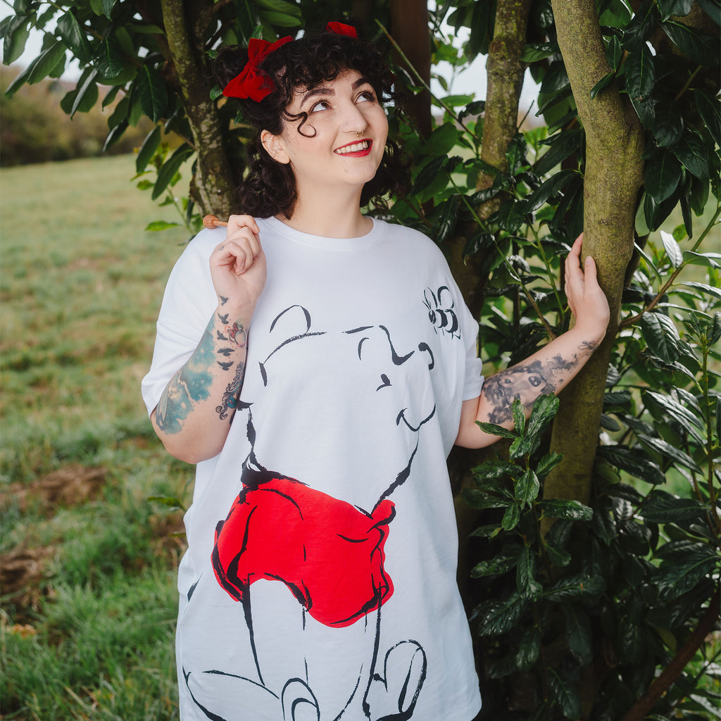 Productafbeelding Winnie de Poeh - Oversized T-shirt wit