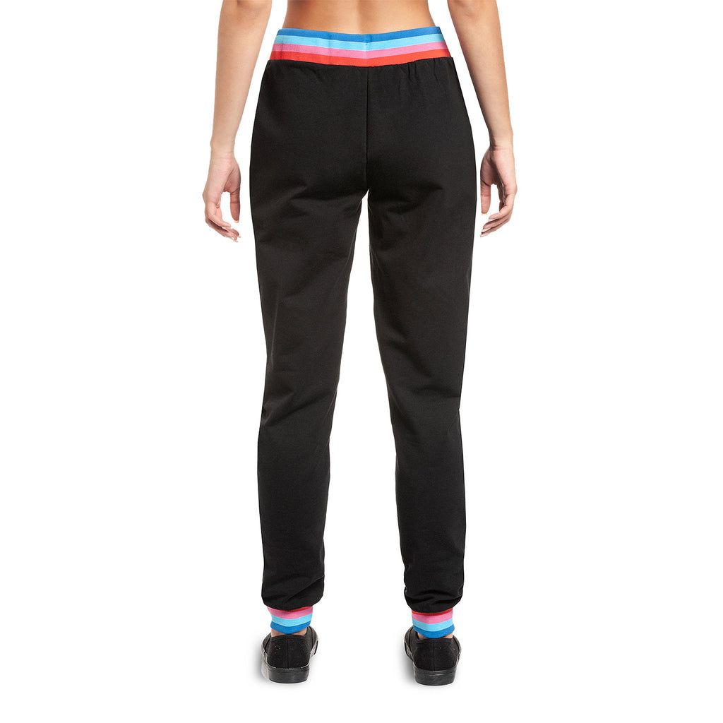 Productafbeelding Lilo & Stitch - Rainbow Stitch Joggingbroek Dames Zwart