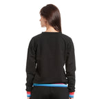 Productafbeelding Lilo & Stitch - Rainbow Stitch Sweater Dames zwart