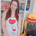Productafbeelding Winnie de Poeh - Time Flies Dames Tanktop Wit