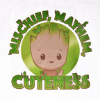 Productafbeelding Guardians of the Galaxy - Groot Cuteness Dames Losse Pasvorm T-shirt Wit