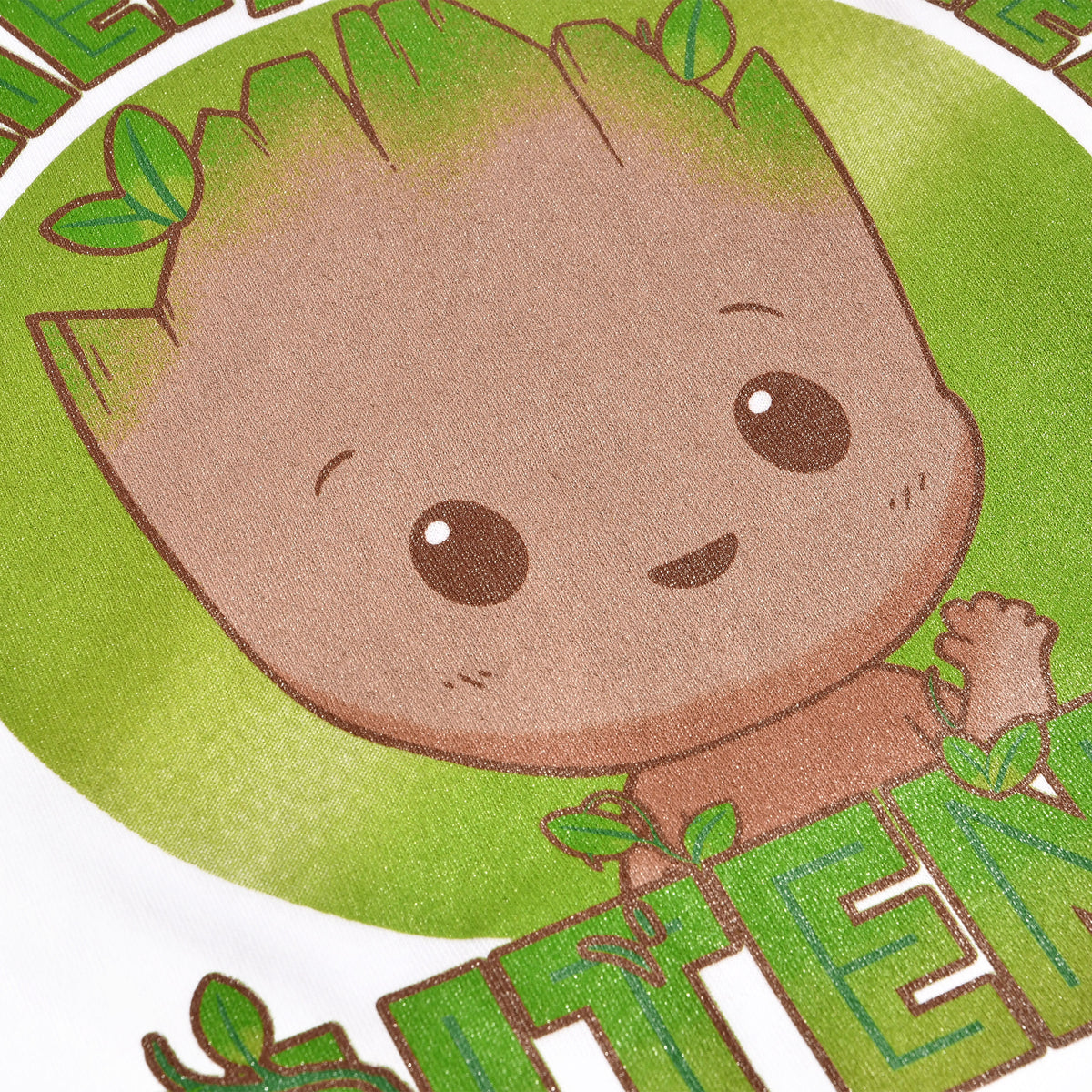 Productafbeelding Guardians of the Galaxy - Groot Cuteness Dames Losse Pasvorm T-shirt Wit