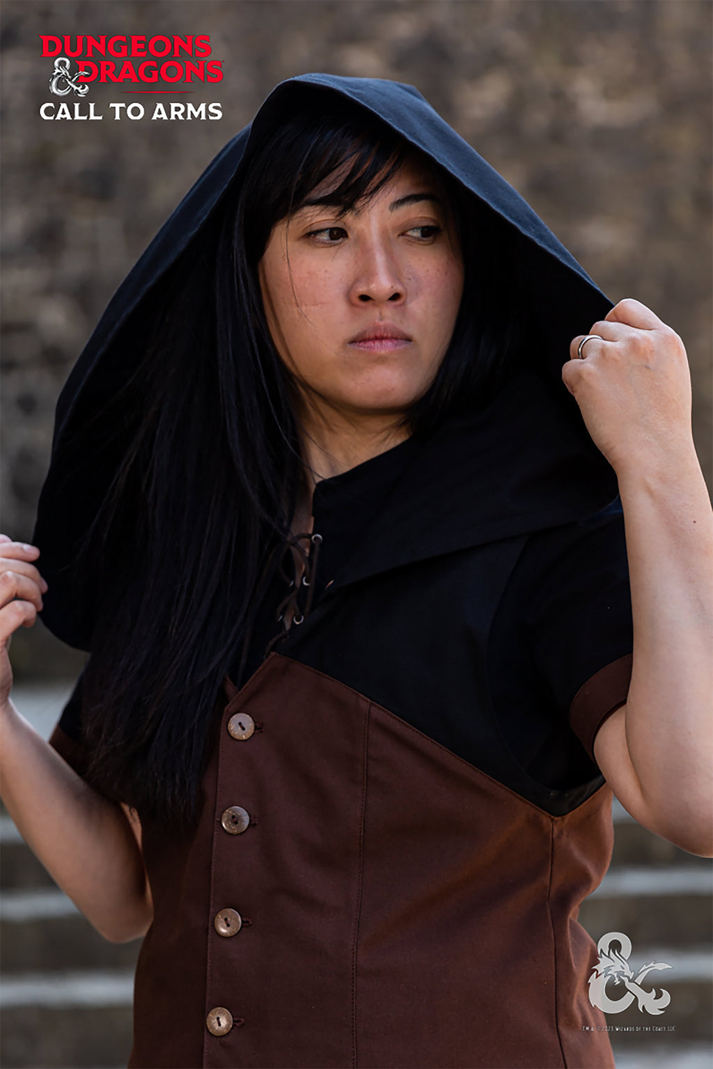 Productafbeelding Dungeons & Dragons - Rogue Capuchonvest Bruin