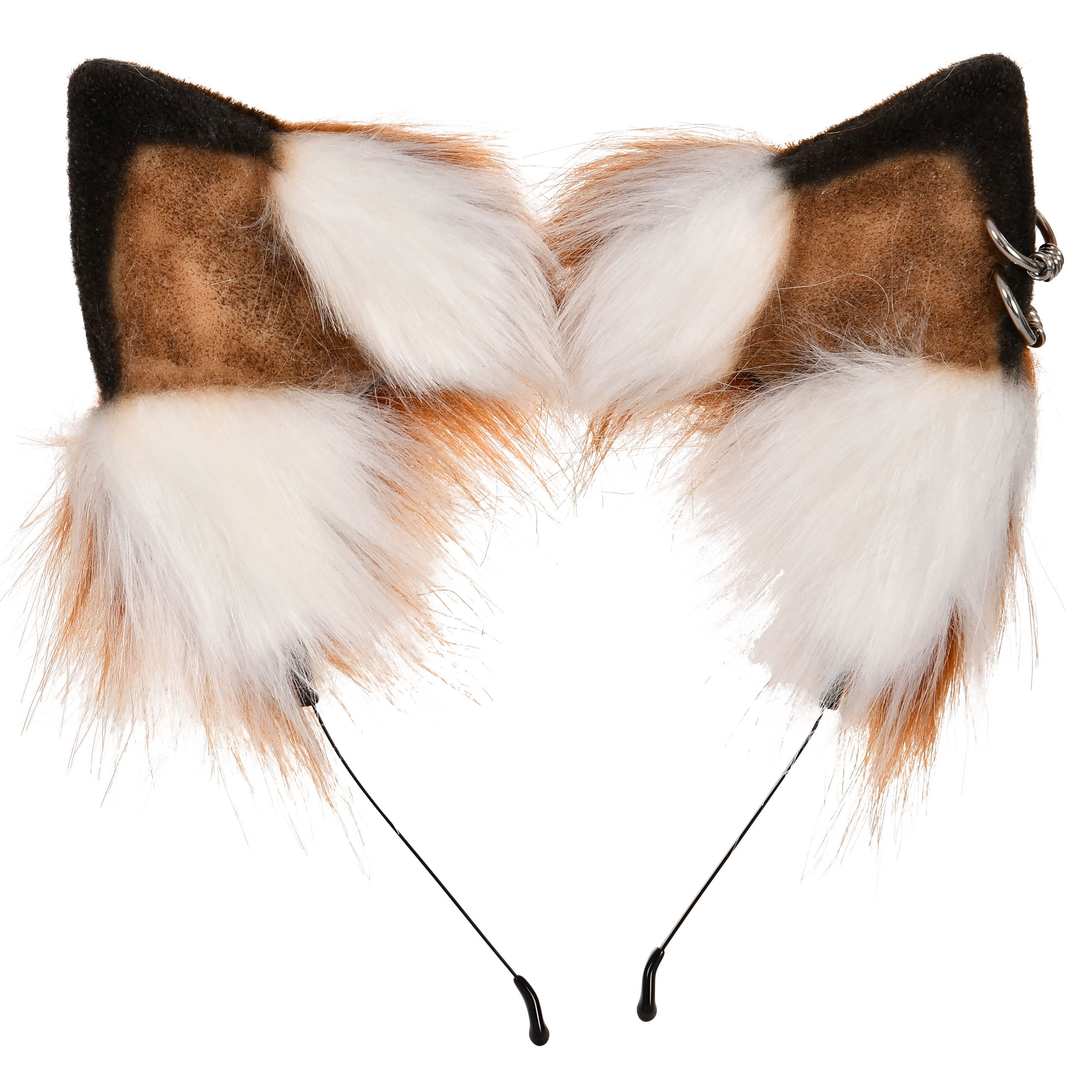 Productafbeelding Kitsune Oren wit-bruin