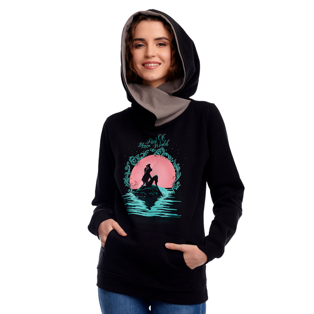Productafbeelding Arielle - Part of Your World Hoodie Dames Zwart