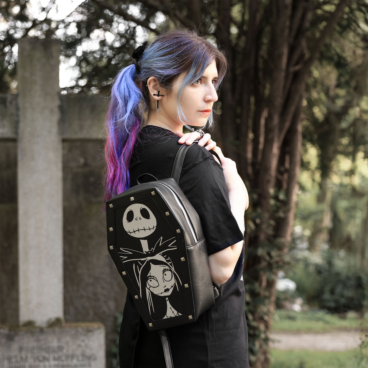 Productafbeelding Nightmare Before Christmas - Jack & Sally Rugzak zwart