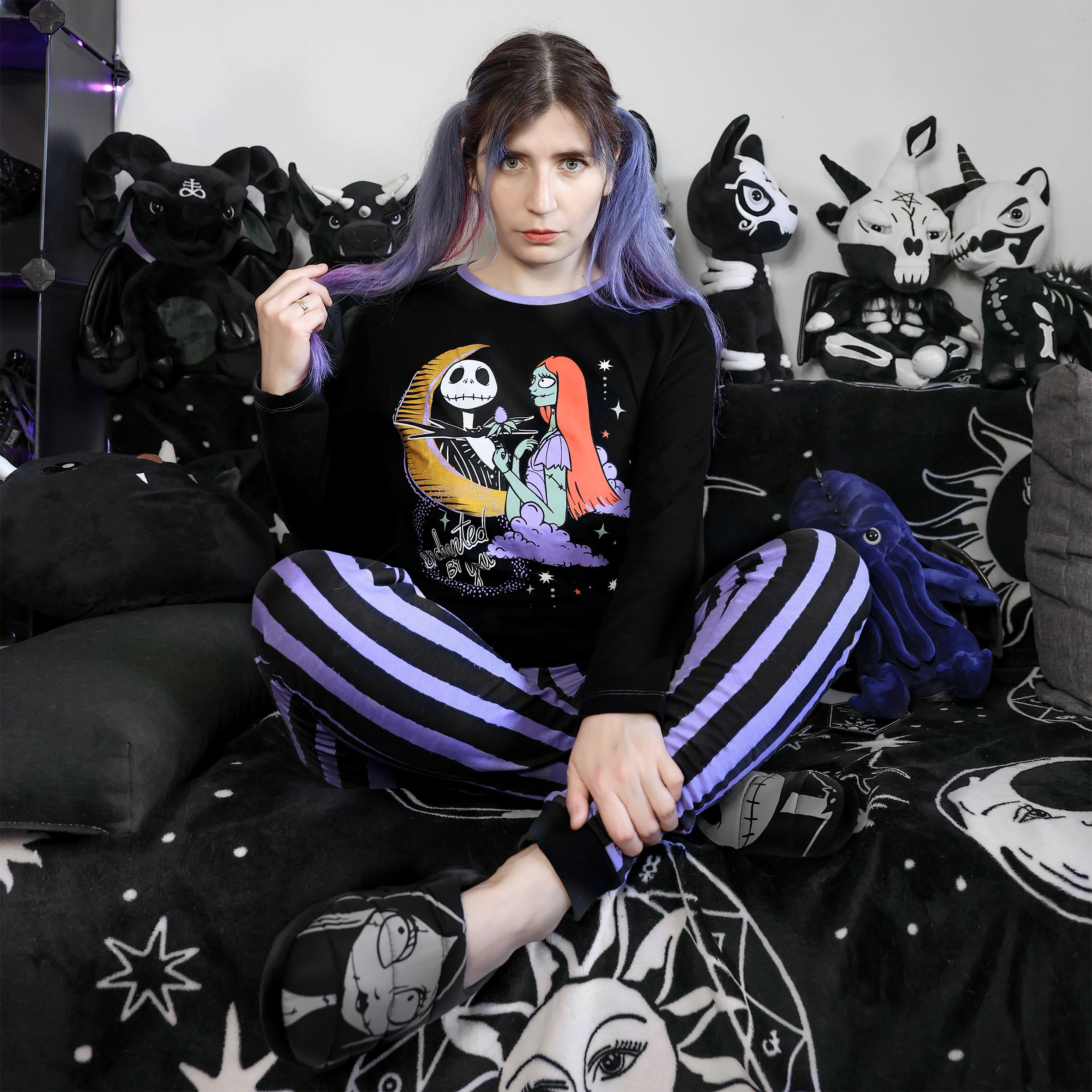 Productafbeelding Nightmare Before Christmas - Jack & Sally Pantoffels