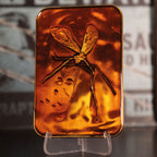 Productafbeelding Jurassic Park - Muggen in Amber Metalen Staaf Repliek Beperkt