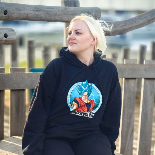 Productafbeelding Dragon Ball Super - Goku Super Saiyan Blue Hoodie Zwart