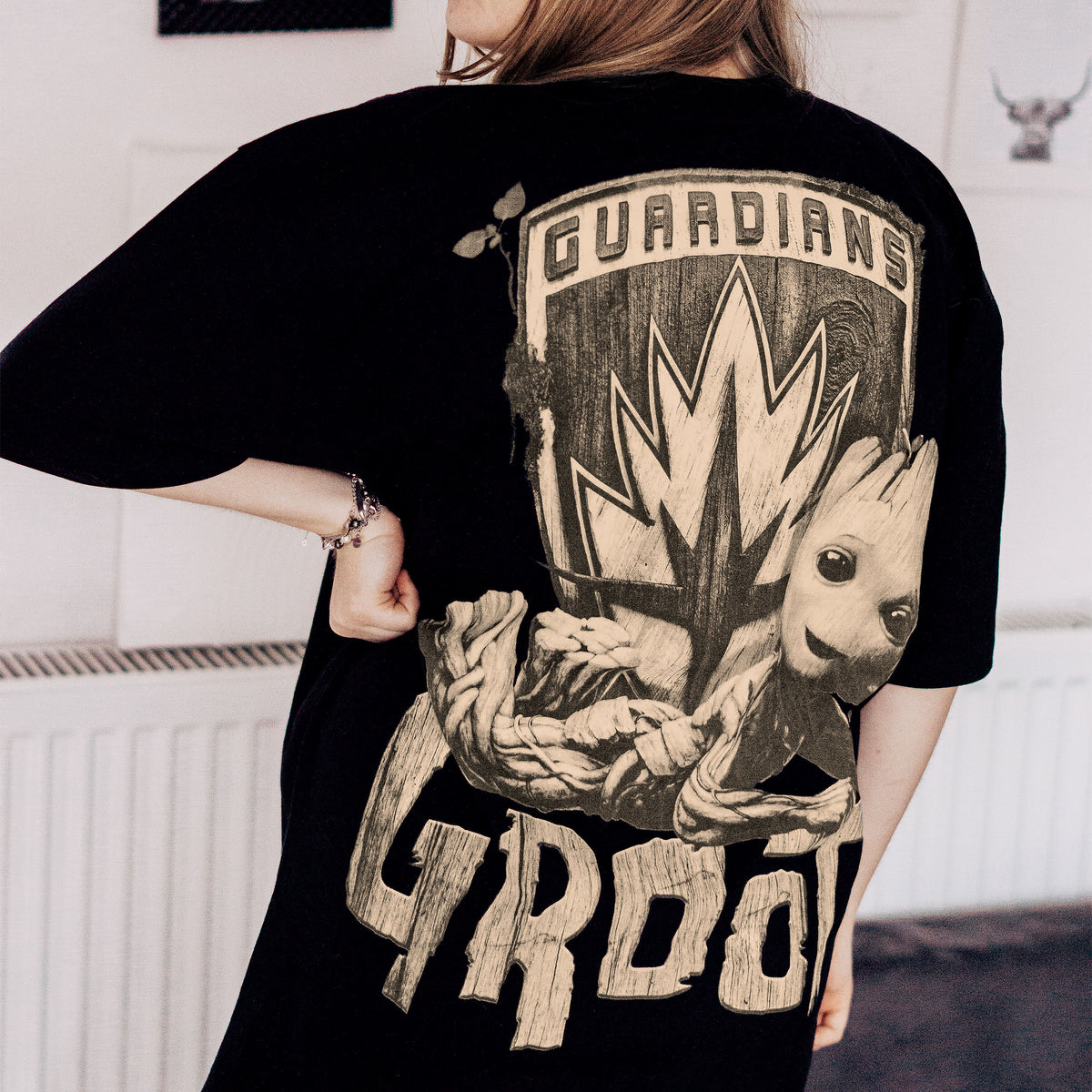 Productafbeelding Guardians of the Galaxy - Groot Oversize T-Shirt zwart