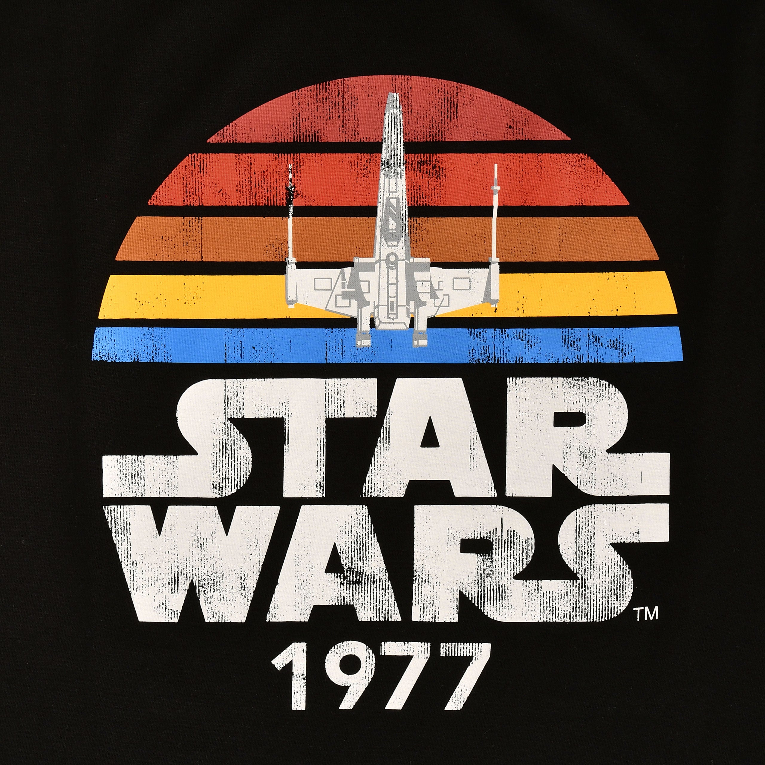 Productafbeelding Star Wars van 1977 Distressed Tanktop zwart