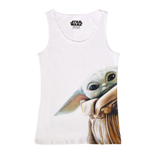 Productafbeelding Grogu Tanktop wit - Star Wars The Mandalorian