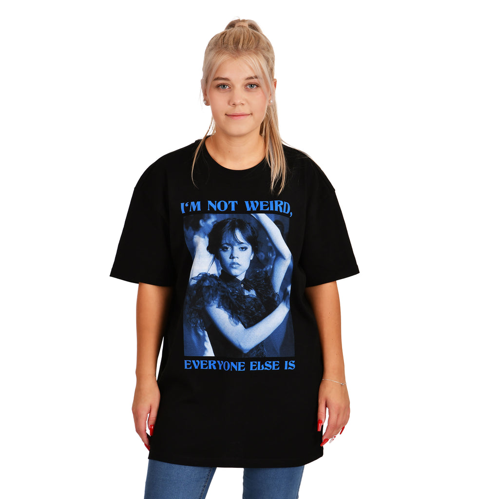 Productafbeelding Wednesday - Dance Oversize T-shirt zwart